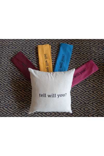 Cushion Cover - Tell Will You? (Available in multiple colors)